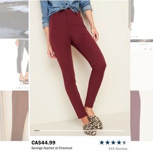 High-Waisted Pixie Full-Length Pants for Women
